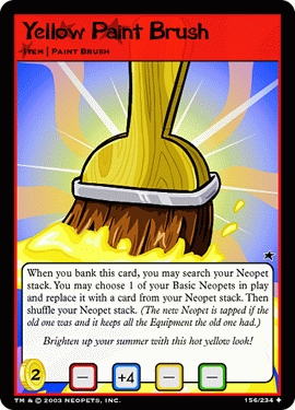Yellow Paint Brush